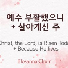 Christ, the Lord, is Risen Today/Because He lives 03.31.24